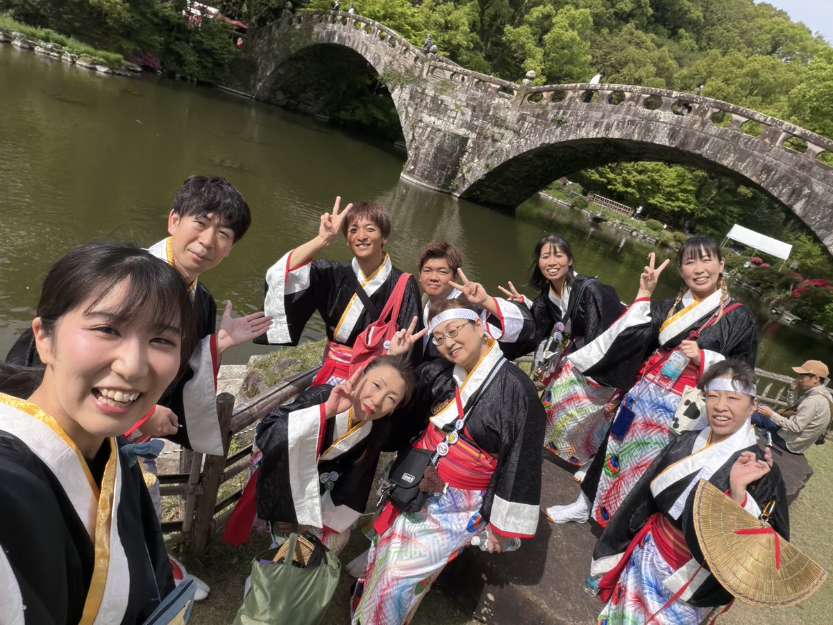 hiradosyachu's tweet photo. 2026.04.12🌸#よかばいyosakoi来てみん祭　in #諫早つつじ祭り

自然豊かな公園に癒され
はっちゃける踊り子の皆さんにパワーを貰い
可愛いすぎるキッズステージにまた癒され❣️

#多良見yosakoi楽踊連 さんの勢いのある新曲は、楽しくて美しくてかっこよくて素敵でした🌟
ありがとうございました！ https://t.co/sHe0dqZ47N