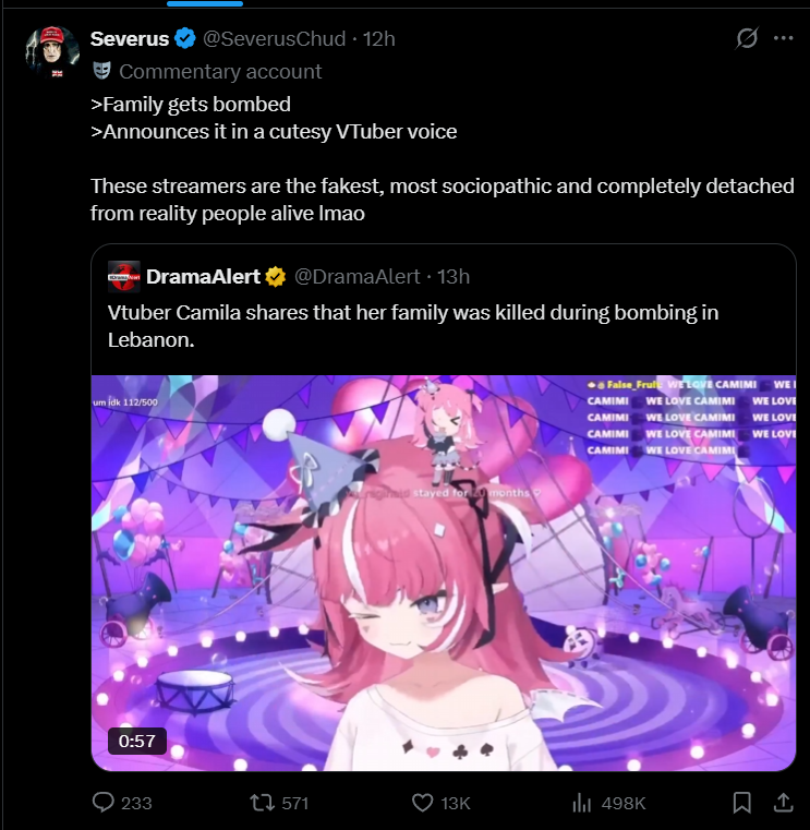 Kuri Rinji's VTuber & Fan Cringe/Drama🌰 tweet media