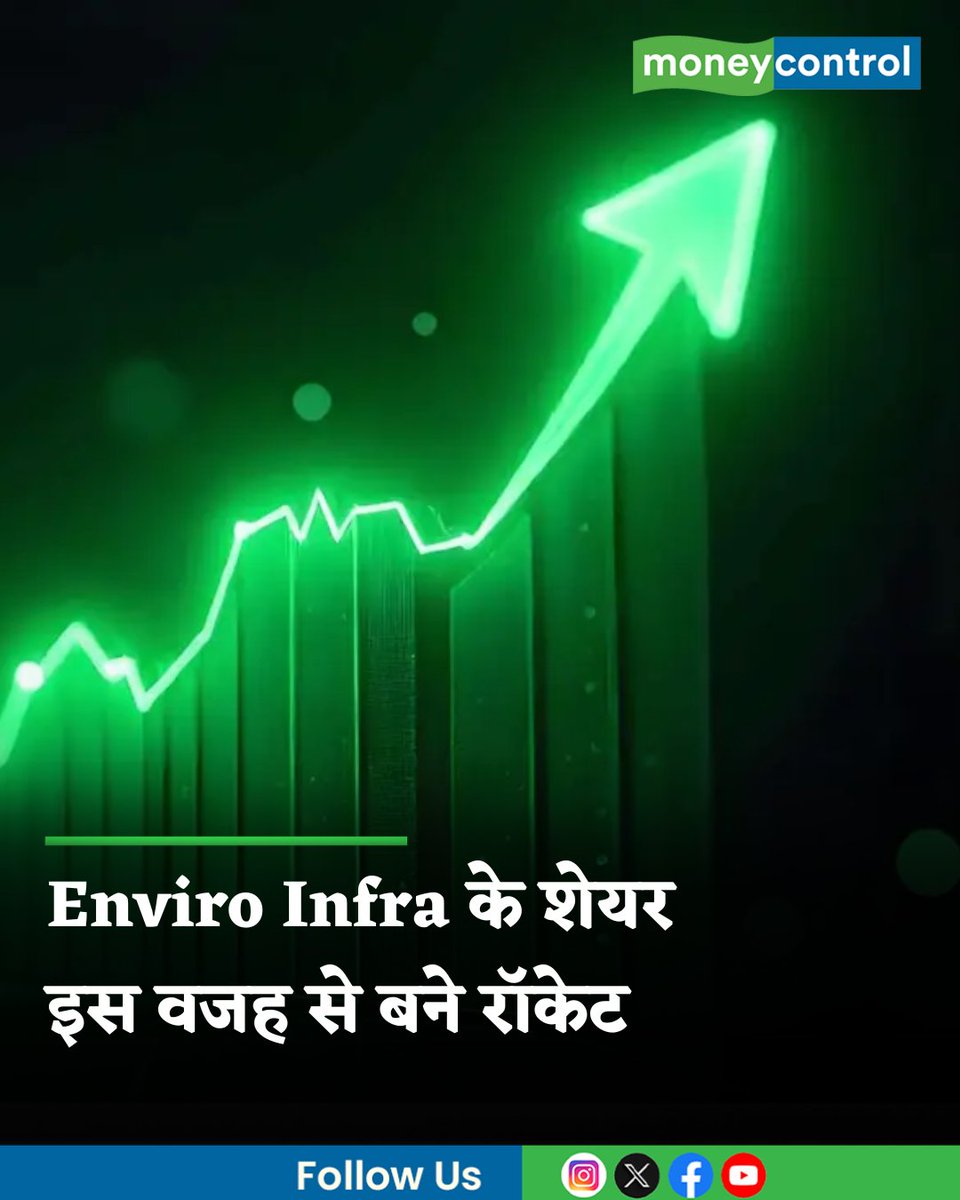 MoneycontrolH's tweet image. #MarketsWithMC | एनवायरो इंफ्रा इंजीनियर्स के शेयर 15 अप्रैल को रॉकेट बन गए। सुबह में शेयर 201 रुपये पर खुले। उसके कुछ ही देर बाद 220 रुपये पर पहुंच गए। इस बारे में विस्तार से जानने के लिए पढ़ें यह खबर...

hindi.moneycontrol.com/news/markets/e…

#sharemarketindia #stockstowatch #EnviroInfra