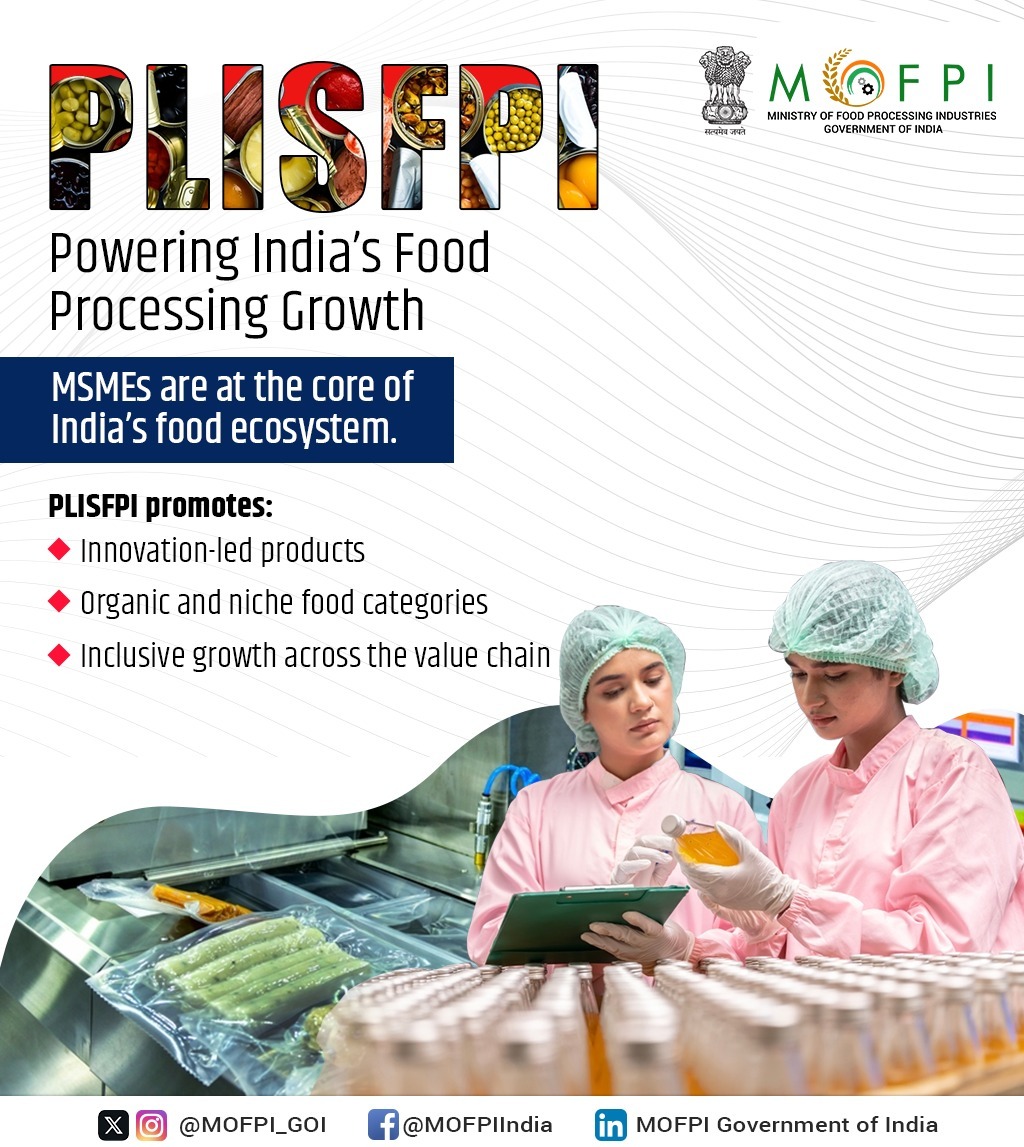 Ministry of Food Processing Industries tweet media