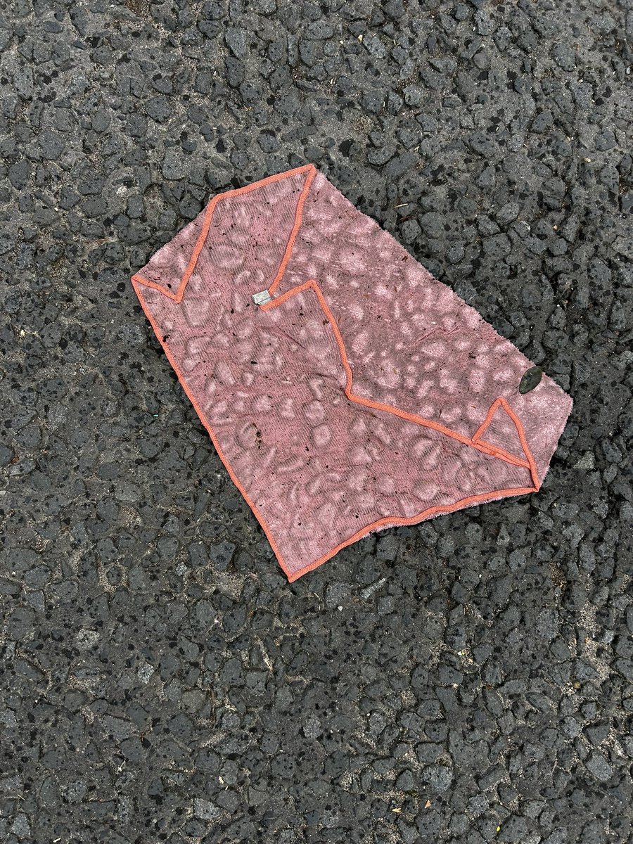 StreetCutlery's tweet photo. Six images from #SporkInSpringtime, starting with this piece of plastic, clinging to and somehow illuminating the tarmacadam.
#Spork (1/6) https://t.co/G6vSGwrBo0