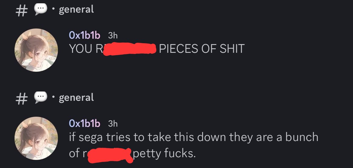 mizumafunyaa's tweet image. not only this but the promoting and encouraging of bullying and use of r slur from the server owner is actually disturbing