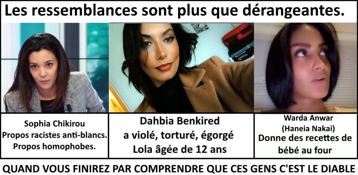 luciedf94's tweet image. Évidemment 🤣 

Elle veut être la prochaine, après macron 

Les valises sont elles aussi lourdes 🤔

Ni oubli ni pardon pour #lola

Honte à tous ceux qui soutiennent les OQTF meurtrières d'Algérie de 💩