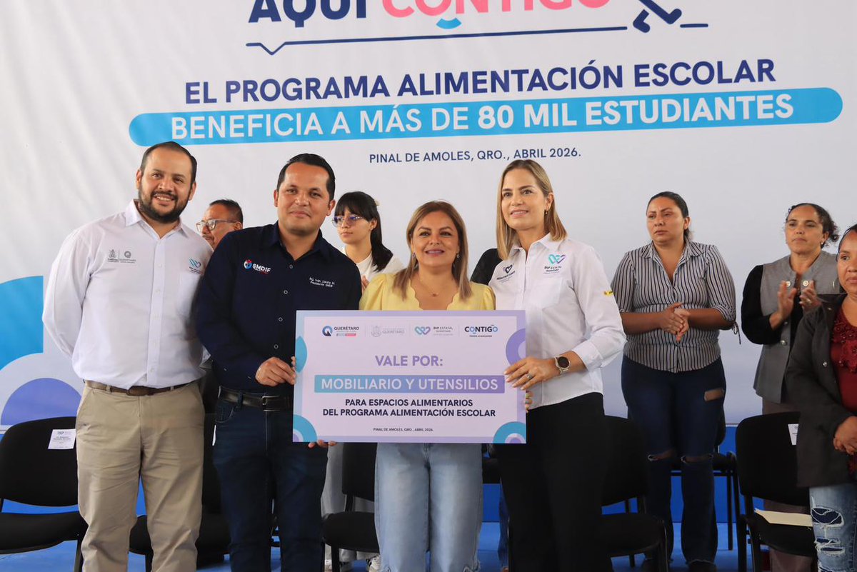 Qro_NotiPremier's tweet photo. Pinal de Amoles fue sede regional de apoyos alimentarios escolares para la Sierra Gorda. Más de 2 mil estudiantes serán beneficiados con mejor infraestructura en sus planteles. #Querétaro

¿Crees que este tipo de programas impactan realmente en la educación? https://t.co/1eyvfsxKLb