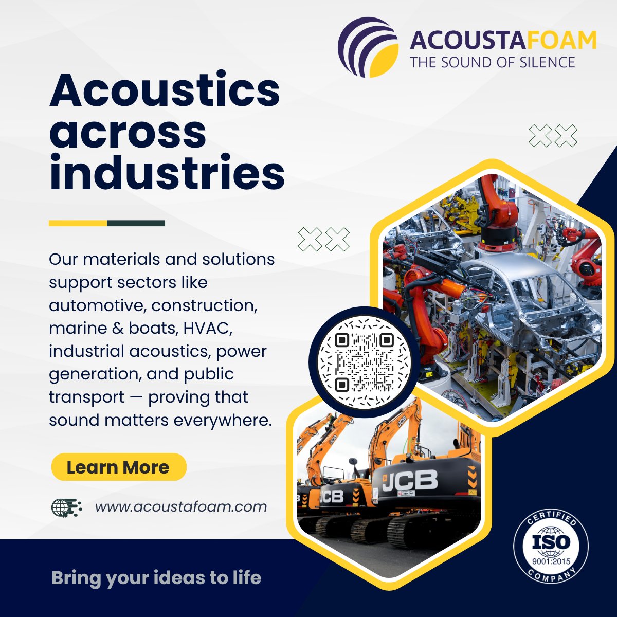mawebdesign_uk's tweet image. 🚐 Acoustics across industries.
Read more acoustafoam.com
#Acoustics #NoiseControl #Soundproofing #FoamEngineering #UKManufacturing