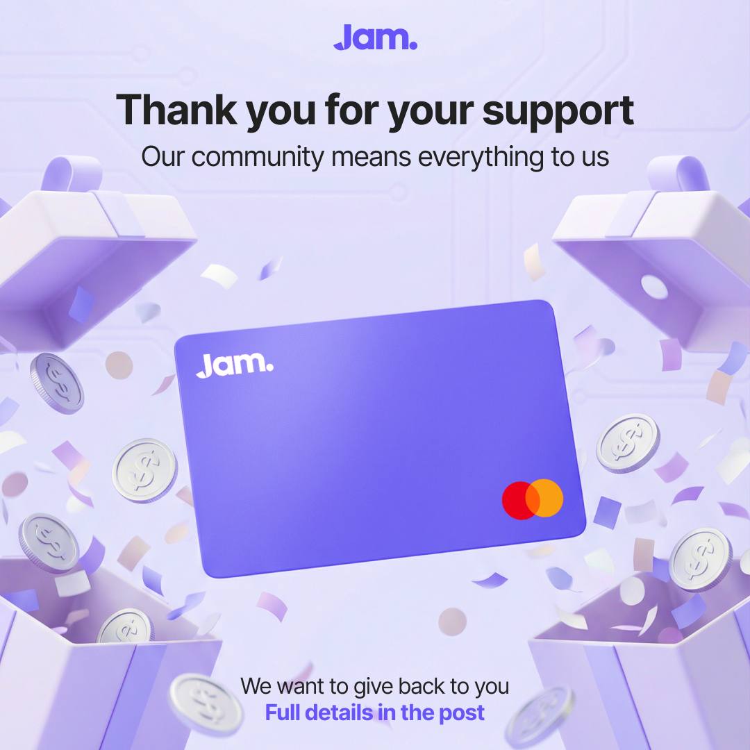 Jam.card tweet media