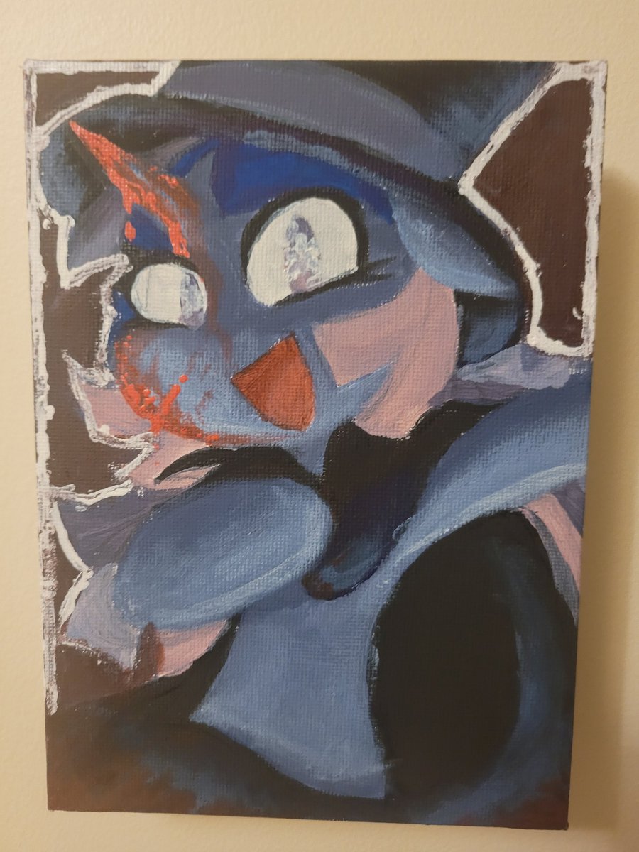 Flawless sparklemoon done with exclusively dollar store supplies because I'm poor #tamers12345 

It's a little scuffed bc I haven't painted since highschool