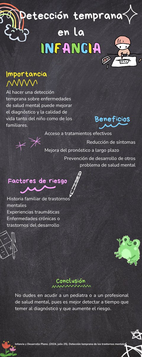StoPrejuicios's tweet photo. Mejor detectar a tiempo que esperar. La infancia es un momento vital de las personas y detectar enfermedades de #saludmental pueden mejorar los síntomas y el pronóstico. Por ello hoy os traemos información sobre la detección temprana https://t.co/ixEjrFxGnx