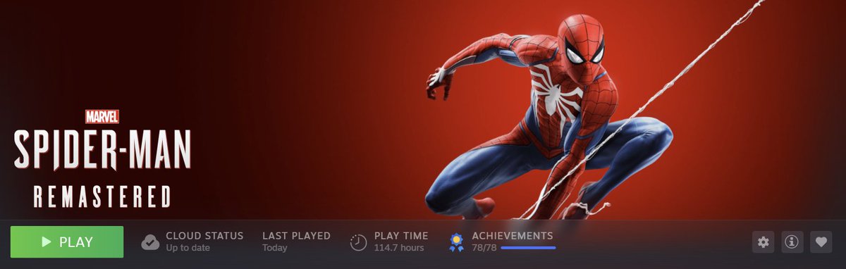 ProjectBryce's tweet photo. First 100% on Steam goes to you, thanks for the fun @insomniacgames. 10/10

(i will never forgive taskmaster/screwball) https://t.co/O1cqiRgSTa