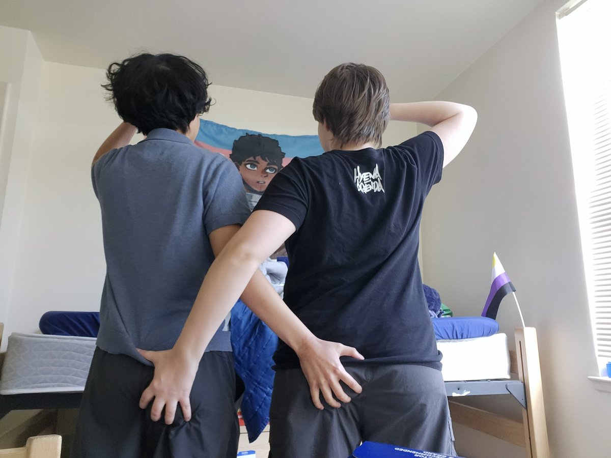 THATS MY BOYFRIEND!! 
Heres us saluting the flag