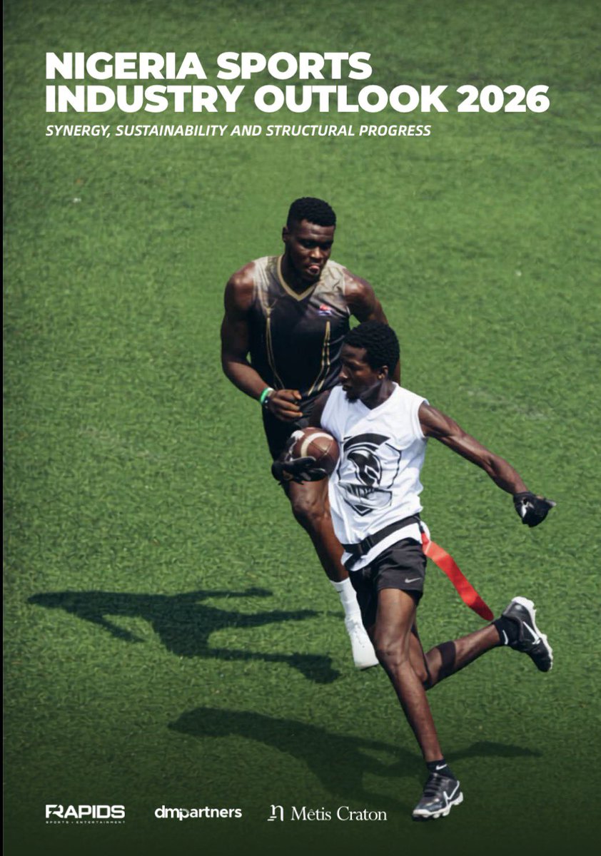 I’m loving the new creative direction from <a href="/SportingLagos/">Sporting Lagos</a> Looks like they took inspiration from the Nigeria Sports Industry Outlook 2026. 

We love it! 

You can DM your email address for the report or download here - linkedin.com/posts/metis-cr…