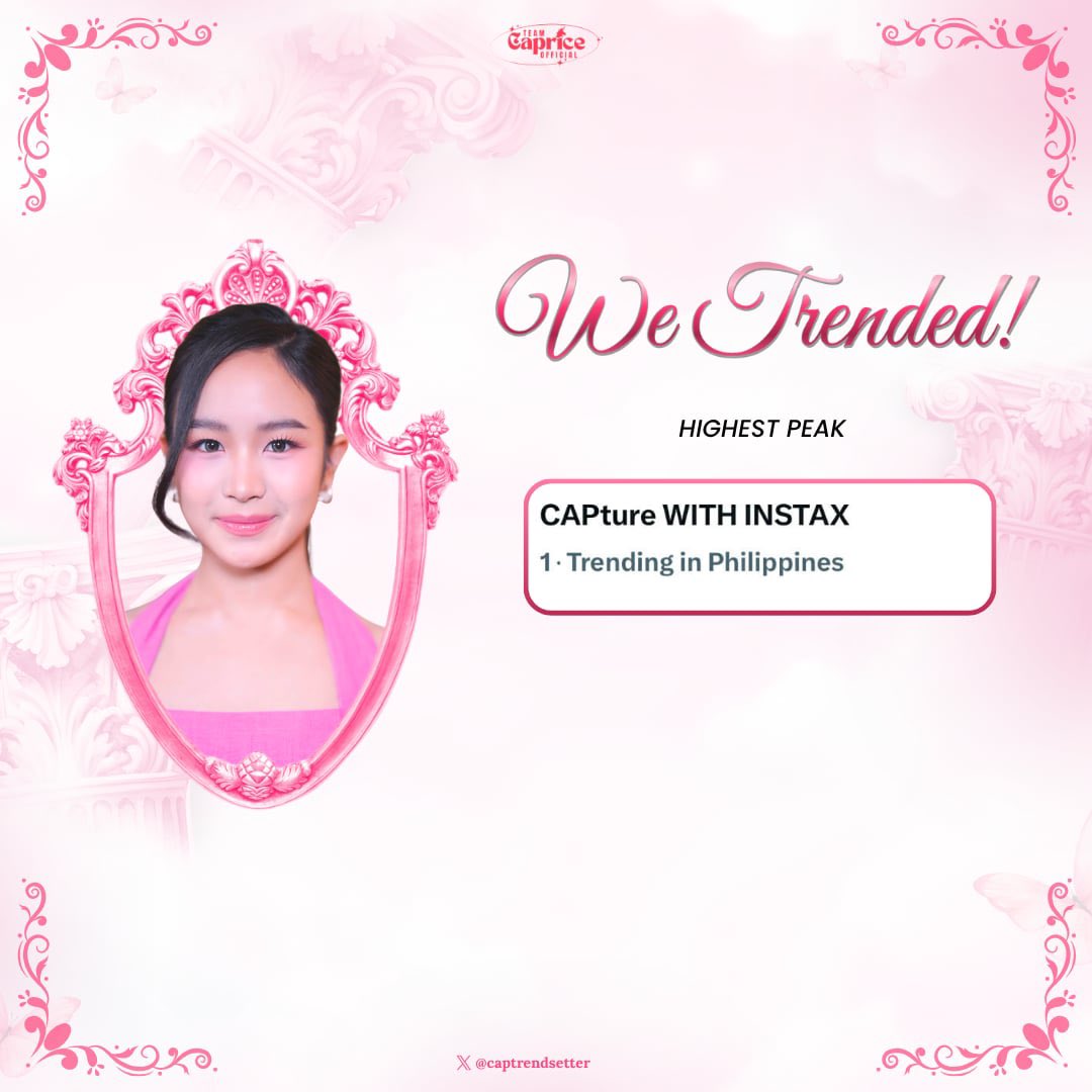 TEAM CAPRICE TRENDSETTER tweet media