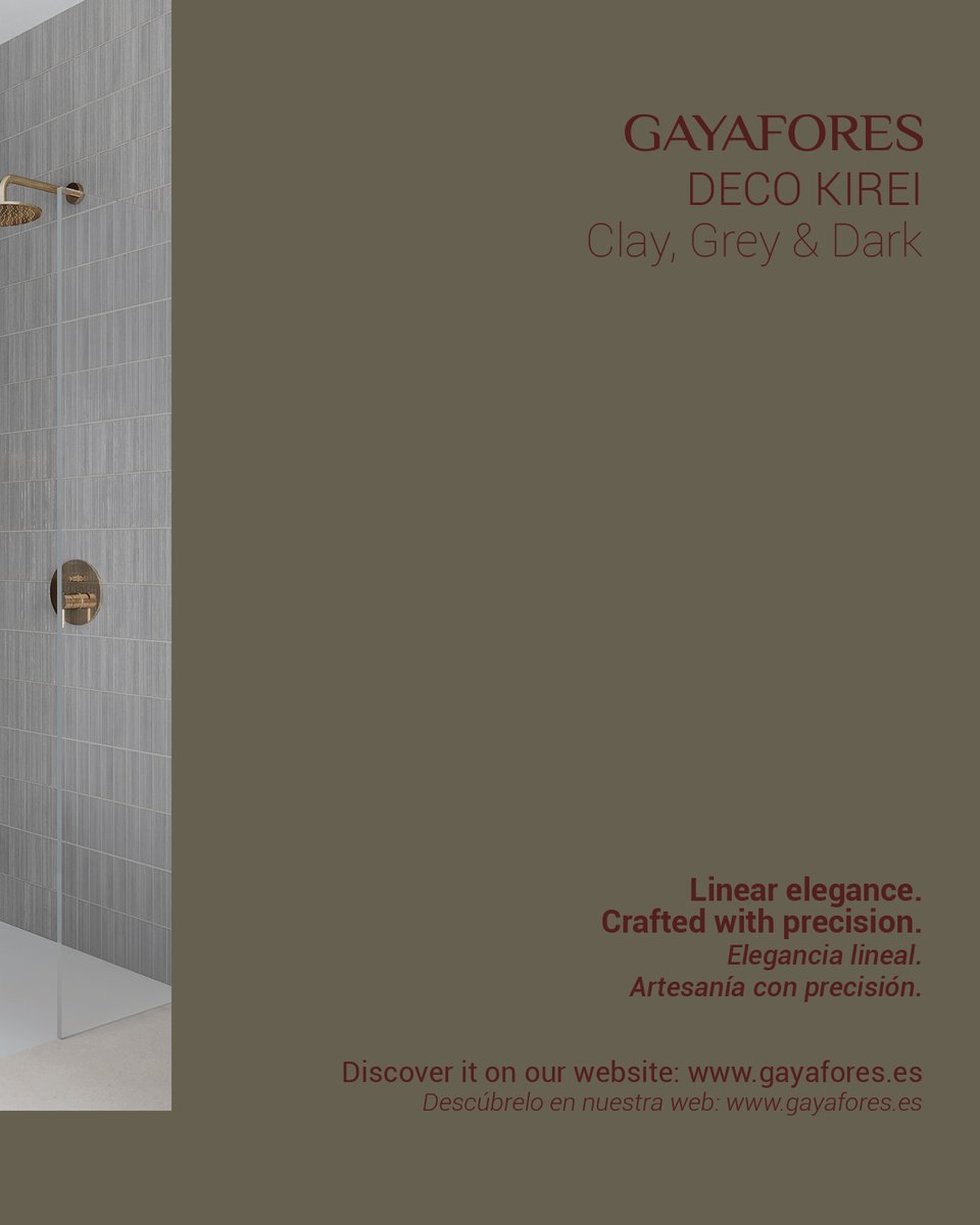 GAYAFORES's tweet photo. 𝗡𝘂𝗲𝘃𝗼 ✨ 𝗗𝗲𝗰𝗼 𝗞𝗶𝗿𝗲𝗶✨Ya está disponible en la web.

Un diseño que combina equilibrio, delicadeza y carácter 

 https://t.co/wewRkN600n

#DecoKirei #Gayafores #NovedadesGayafores #CerámicaConAlma #DiseñoCerámico #TileDesign #Interiorismo #DecorativeTiles https://t.co/IjHu8h8m0t