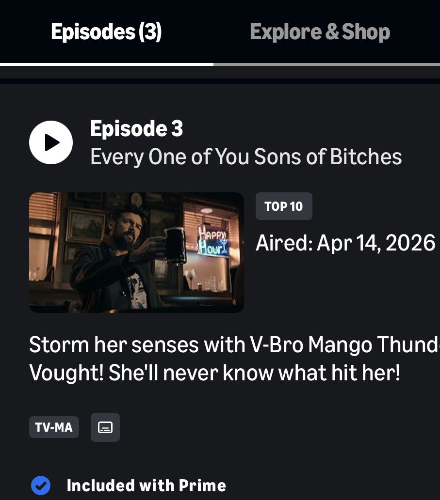 THE BOYS tweet media