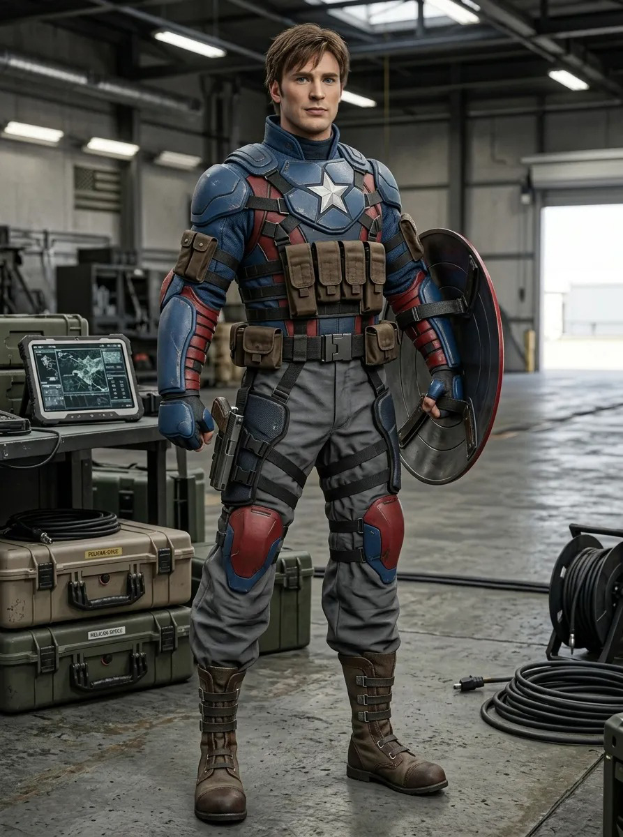 fir1641's tweet photo. I can do this all day.
#Marvel #Superhero #CaptainAmerica #StevenRogers #ChrisEvans #Grok #機智Artwork https://t.co/rd7E4uMxX6