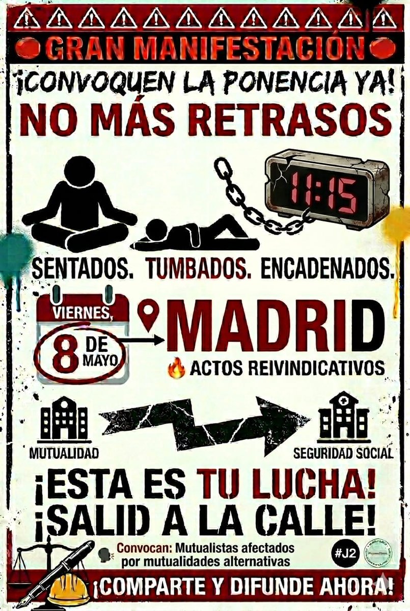 ¿Cuántos años más esperando una pasarela digna al RETA? Mutualistas de Abogacía, Procura y Arquitectura llevan décadas en tierra de nadie. Si no presionamos ahora, no habrá reforma. La apatía es el mayor aliado del Gobierno. Hoy hay que estar.