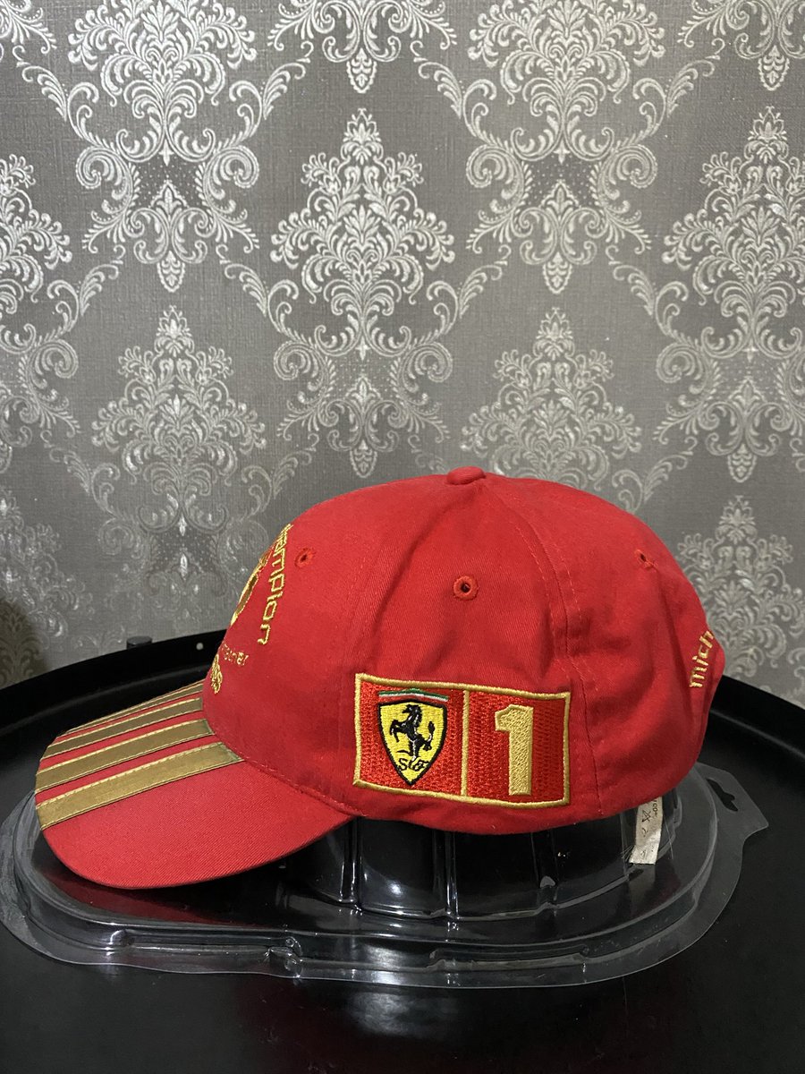 GrandPrixGoods's tweet photo. #GPGCatalogue

Item: Michael Schumacher Six Times World Champion Scuderia Ferrari Official Cap
Size: OSFA
Price: IDR 449,000
Condition: 8.5/10 (Very Good Condition)

📩 DM for inquiries. 

#f1 #formula1 #f1merch https://t.co/WC3jVrUEU8