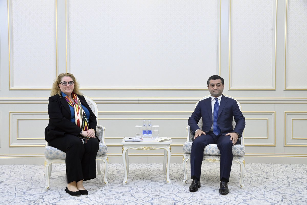 FM_Saidov's tweet image. Pleased to receive the credentials of H.E. @SandAndresen, newly appointed Ambassador of #Norway to #Uzbekistan.

We see significant untapped potential in the ties between Uzbekistan and Norway.

We wish the Ambassador every success in utilizing the broad opportunities across all