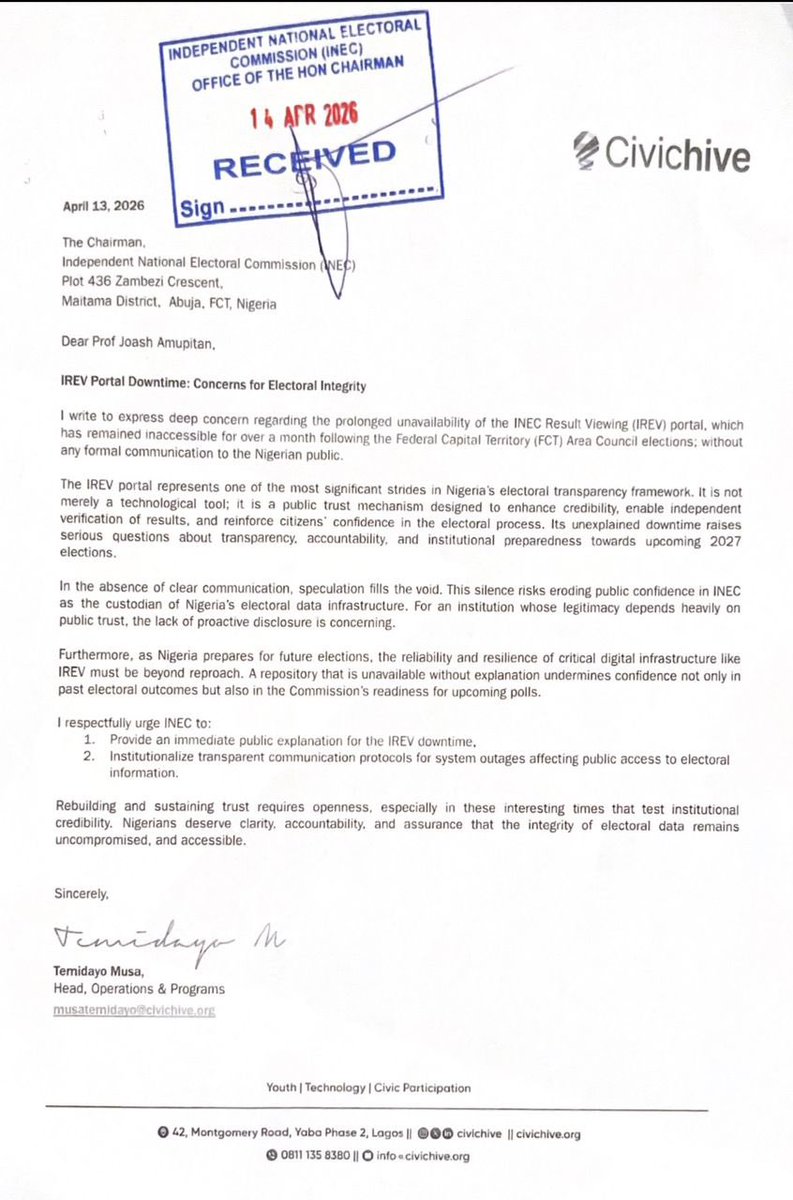 CivicHive tweet media