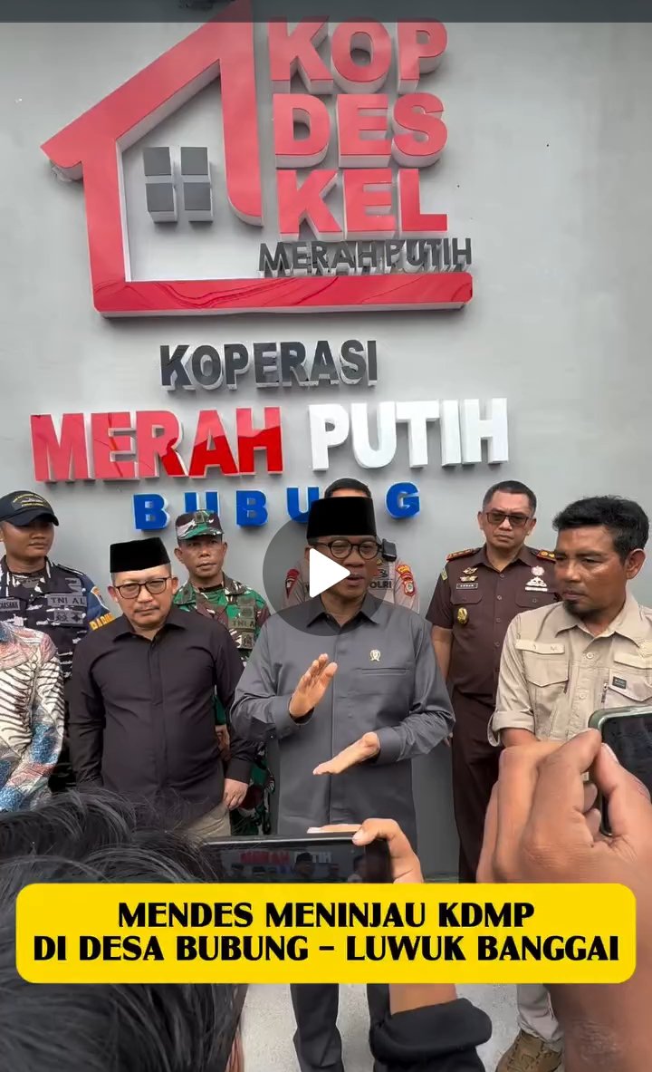 KEHADIRAN KOPERASI DESA MERAH PUTIH di desa-desa menjadi pengungkit percepatan kesejahteraan desa

<a href="/YandriSusanto/">Yandri Susanto</a>
@SekretariatNegaraRI

#BPSDMKementerianDesaPDT
#KDMPMensejaterakanMasyarakatDesa
#KerjasamaKDMPdanBUMDesa
#KerjaPendampinganDesaBerdampak
#TenagaPendampingProfesional