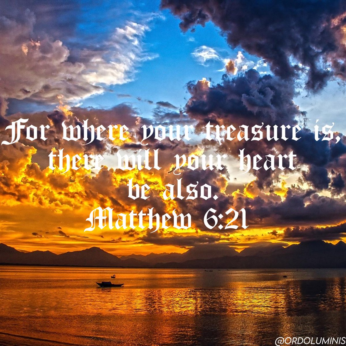 OrdoLuminis's tweet image. "For where your treasure is, there will your heart be also." — Matthew 6:21 KJV

#Jesus #God #Bible