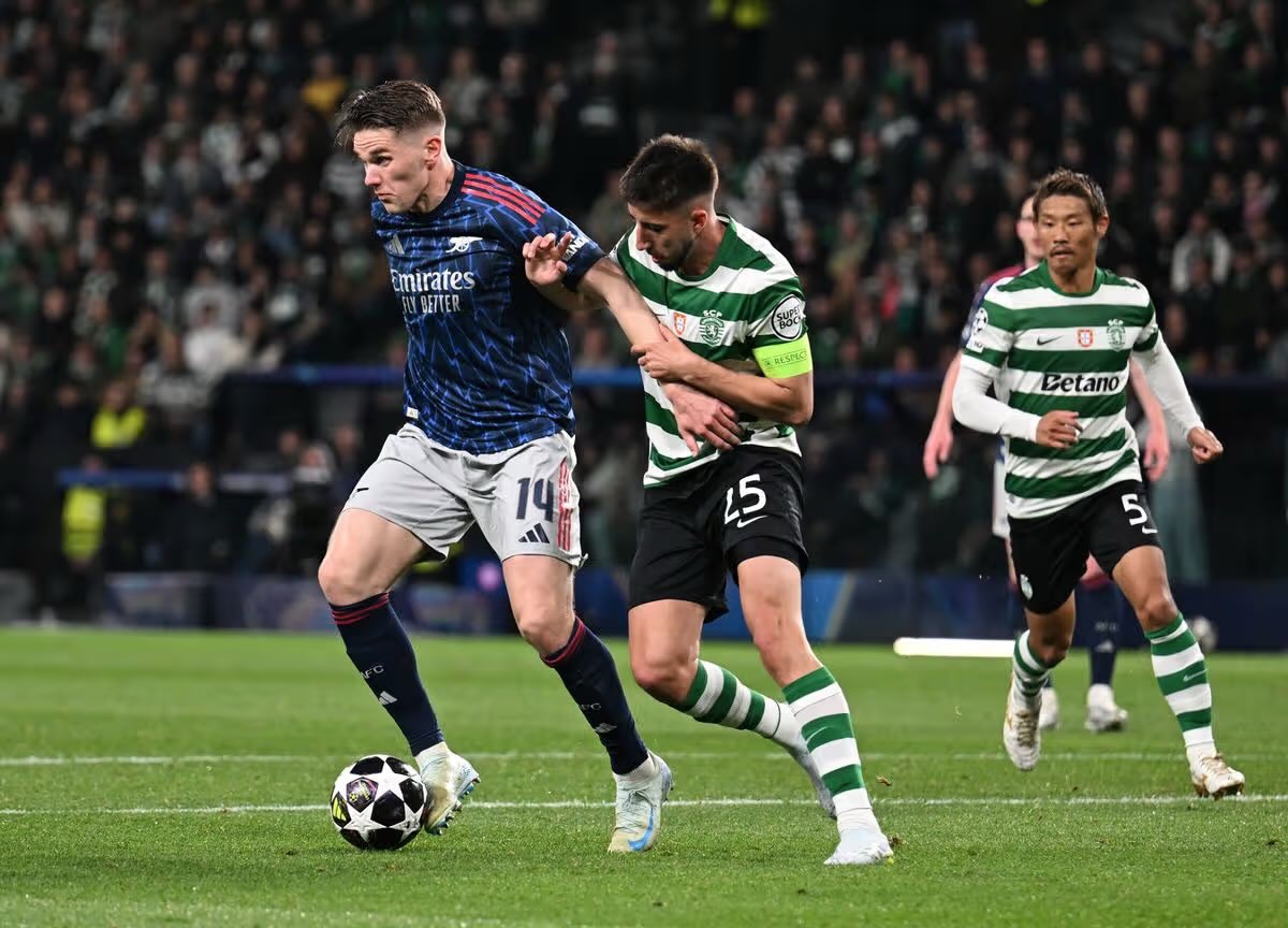 Arsenalnewschan's tweet image. 🗣️#Arsenal man Viktor Gyökeres on what it felt like to face his old club Sporting CP for the first time last week: “Yeah, of course, I felt it a lot. And, yeah, it means a lot to me, and even before the game when I walked out on the pitch.

“Before the warm-up, I saw the