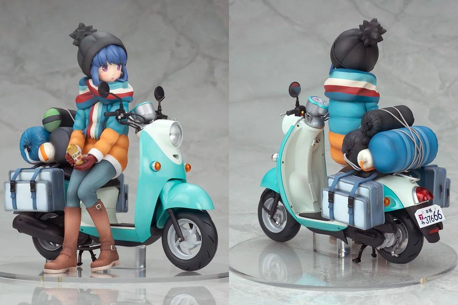 figure_times's tweet image. あみあみ在庫復活✨

アルター、『ゆるキャン△』の『志摩リン with スクーター』のフィギュアが再販！2026年4月発売予定
figure-times.com/?p=235182

#フィギュア #アルター #ゆるキャン #志摩リン