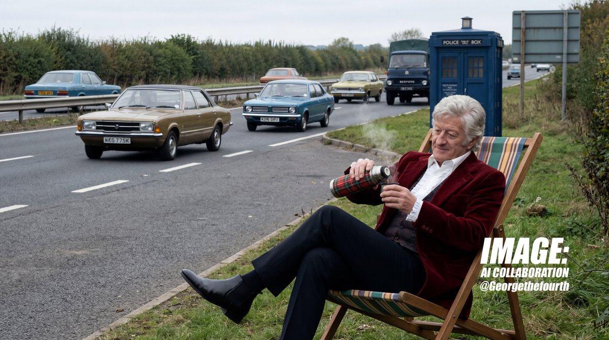 It's always good to take a break on a long journey. #DoctorWho