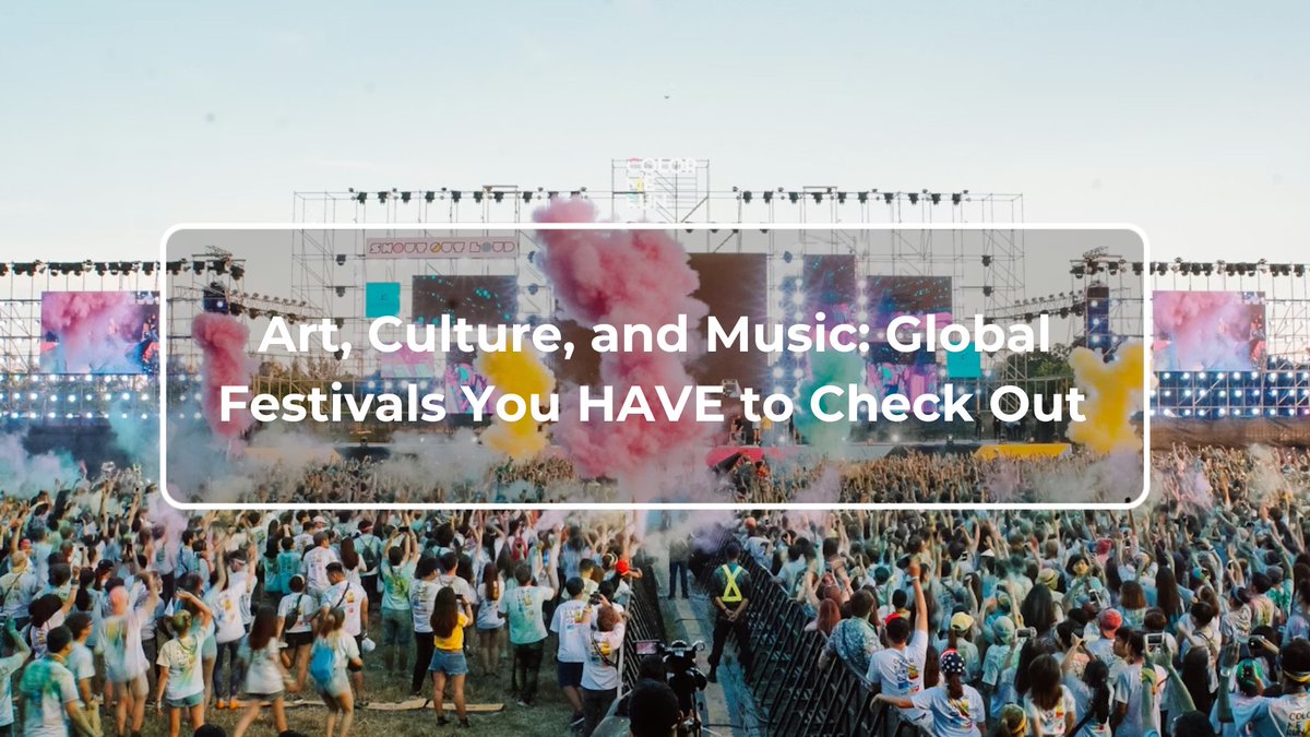 Discover international music through the must-know music festivals across the globe: bit.ly/4sxUMvH