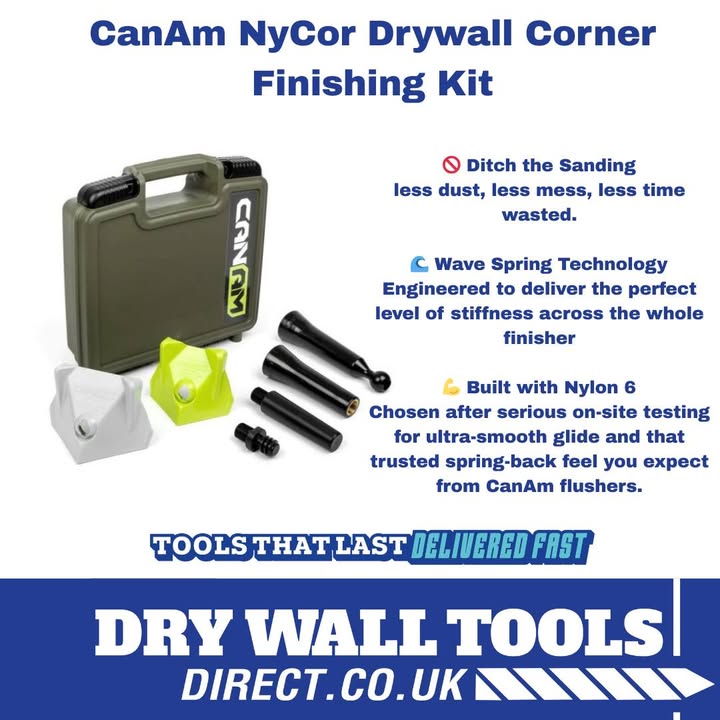 Designed to replicate CanAm’s world-class corner finishing experience, NyCor finishers bring proven innovation to site — delivering speed, consistency and a finish you’ll be proud to put your name to.

Shop here: ow.ly/VwJu50Ygwp2