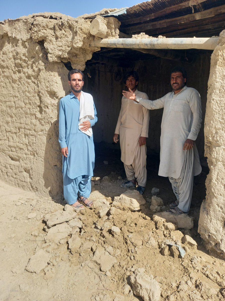 visited flood affected areas in balochistan duki .