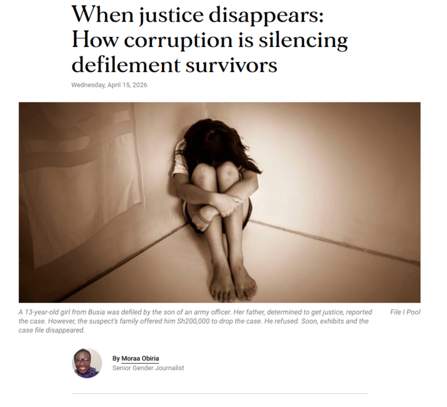 MaishaSafehouse's tweet image. The Government of Kenya is failing its children. Corruption, intimidation &amp;amp; lost evidence are denying defilement survivors justice, allowing perpetrators to walk free &amp;amp; cycles of abuse to continue. We must push for systems that #protect children.KSh 152.78
nation.africa/kenya/news/gen…