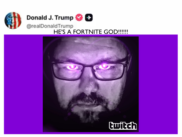 TGNTANK's tweet image. I'm live now on Twitch.tv/TGN_TANK

OMG! is this real or another Trump AI post ?

#Fortnite #TwitchStreamers #Update #Twitch #TikTok #Vbucks #Kick #TwitchStreaming #WrestleMania