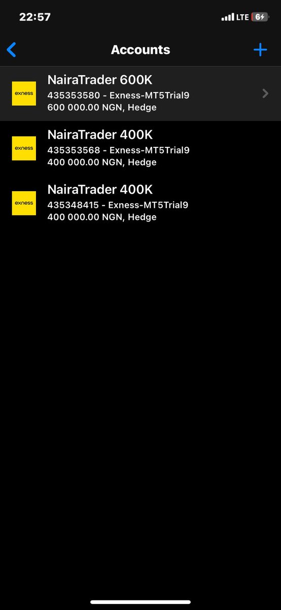 cbcygn's tweet image. THE JOURNEY STARTS NOW 🚀

Just secured:
₦600k account + 2× ₦400k accounts

No luck. No shortcuts. Just discipline &amp;amp; consistency.

Goal: Multi-million dollar payouts 📊

Part 1 — documenting everything.  
Proof posted 📸

Let’s build 💯
#ForexJourney #ForexNigeria #TraderMinds