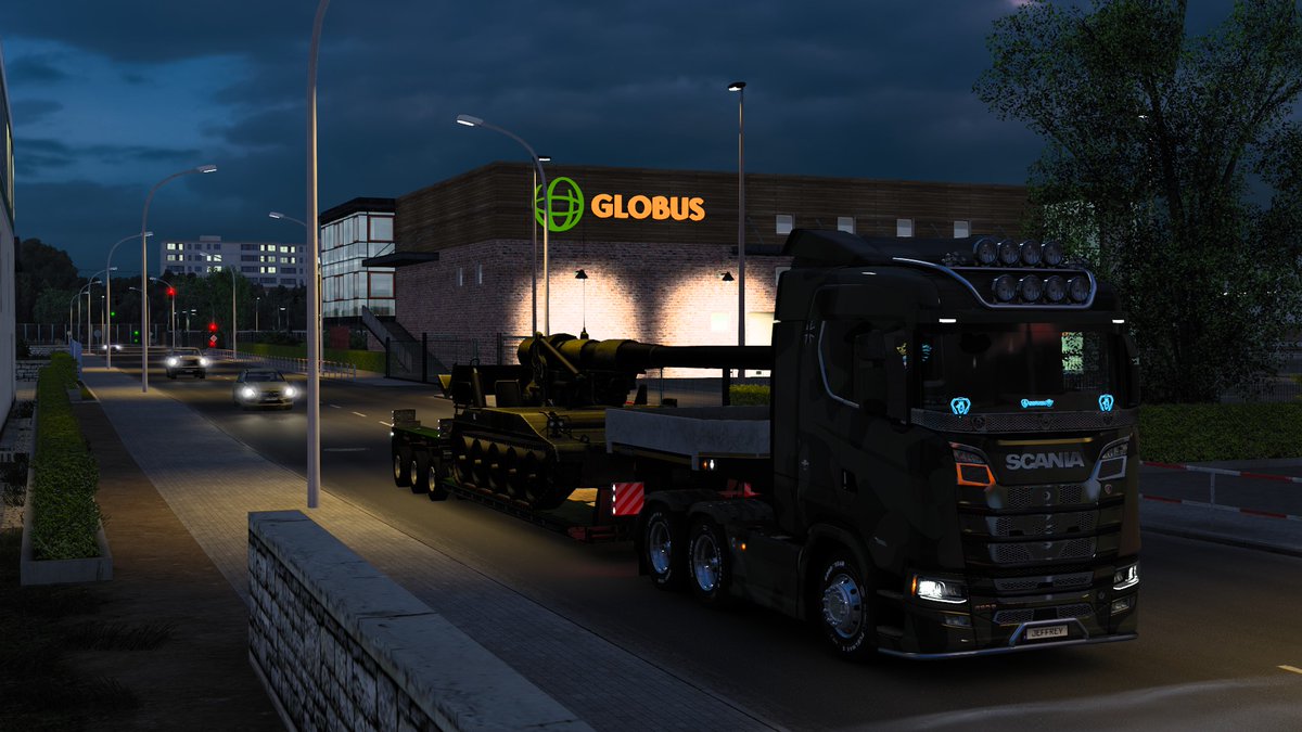#ets2 loading pipes and moving military vehicles.