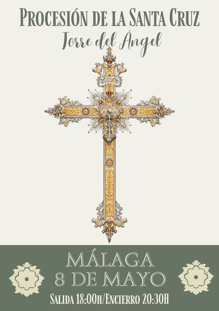 𝐂𝐑𝐔𝐙 𝐃𝐄 𝐌𝐀𝐘𝐎

El próximo 8 de mayo tendrá lugar la procesión de la Santa Cruz Torre del Ángel.

Invitamos a nuestros hermanos y feligreses a participar en esta procesión de exaltación a la Santa Cruz.

Para participar es necesario rellenar este formulario