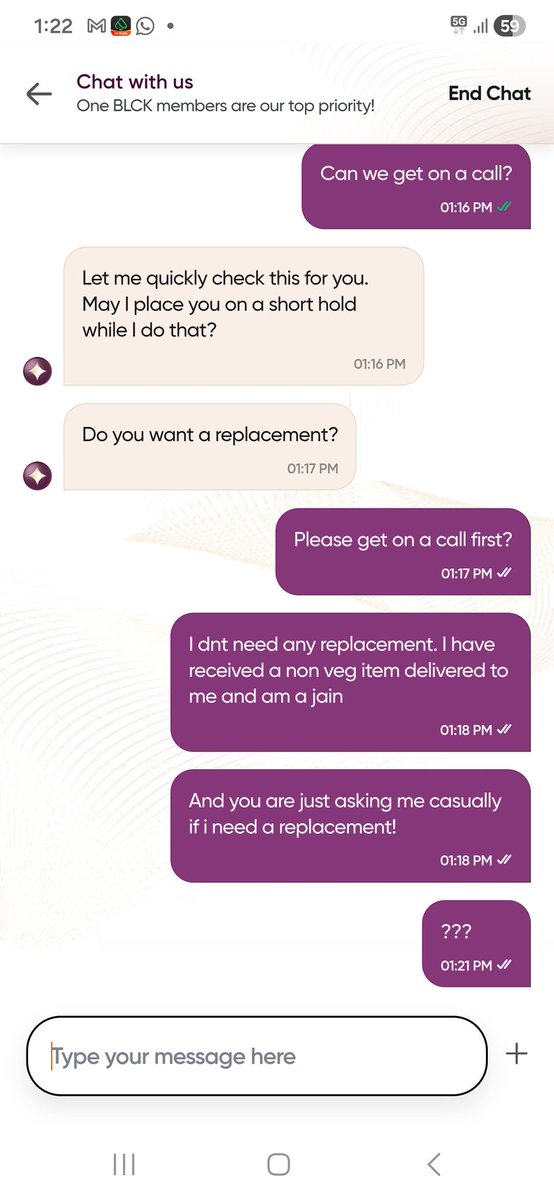 jmudit88's tweet photo. @Swiggy 

Non-veg food delivered to a jain, and when he raises a concern.. how insensitive can your support be! Just one sentence - Do you need a replacement!
Pathetic! https://t.co/RjPtg69Ev6