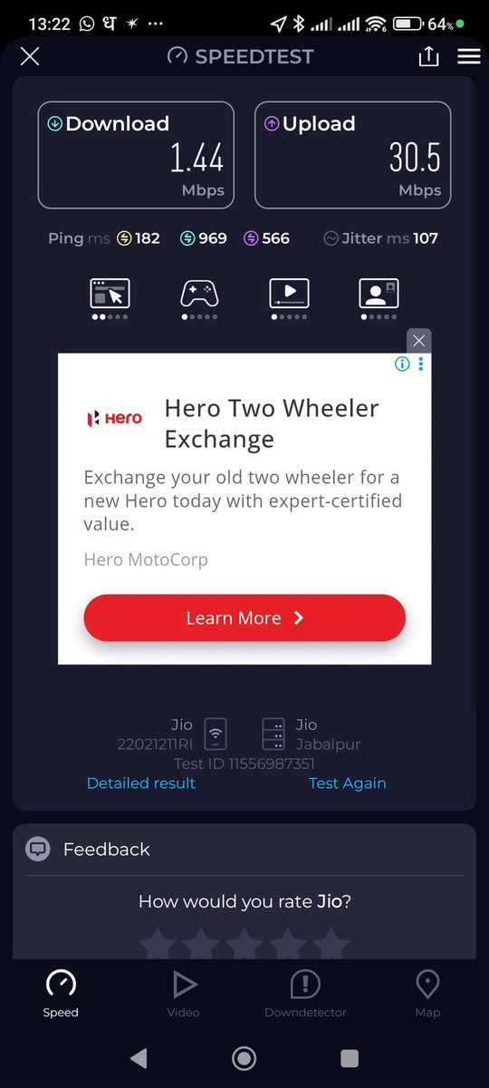 devpahariya's tweet photo. @JioCare @JIOAIRFIBERIN #slowinternetspeedofJio
15.04.2026 https://t.co/WNyTeptEGO