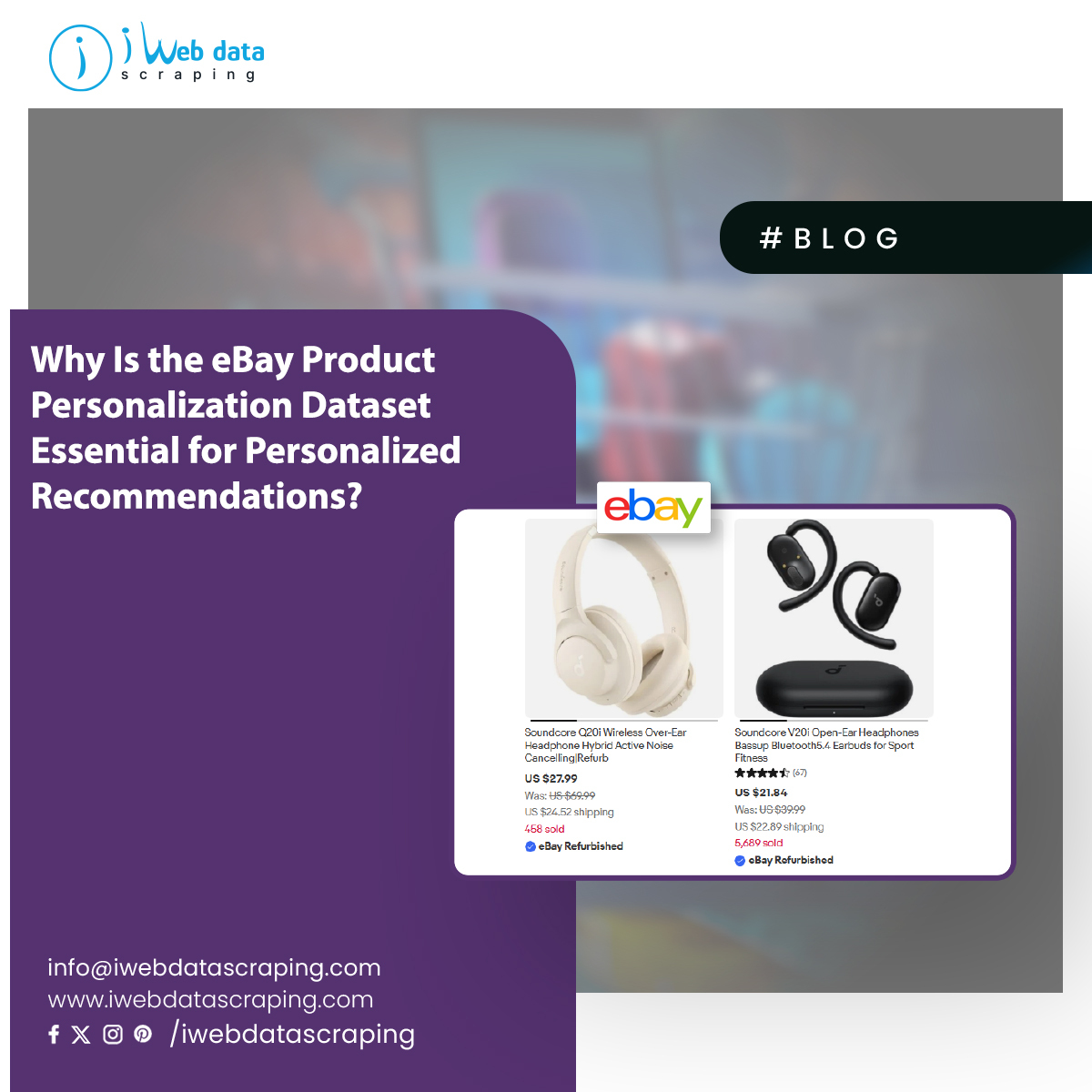 iwebdatascrape's tweet image. 🛒📊 eBay Personalization Dataset — Powering Smarter Product Recommendations

🔗 Explore full insights:
iwebdatascraping.com/ebay-product-p…

#Personalization #RecommendationEngine #AI #ConsumerBehavior #ProductAnalytics #BigData #RetailTech #DataDriven #MarketIntelligence #IWebDataScrape