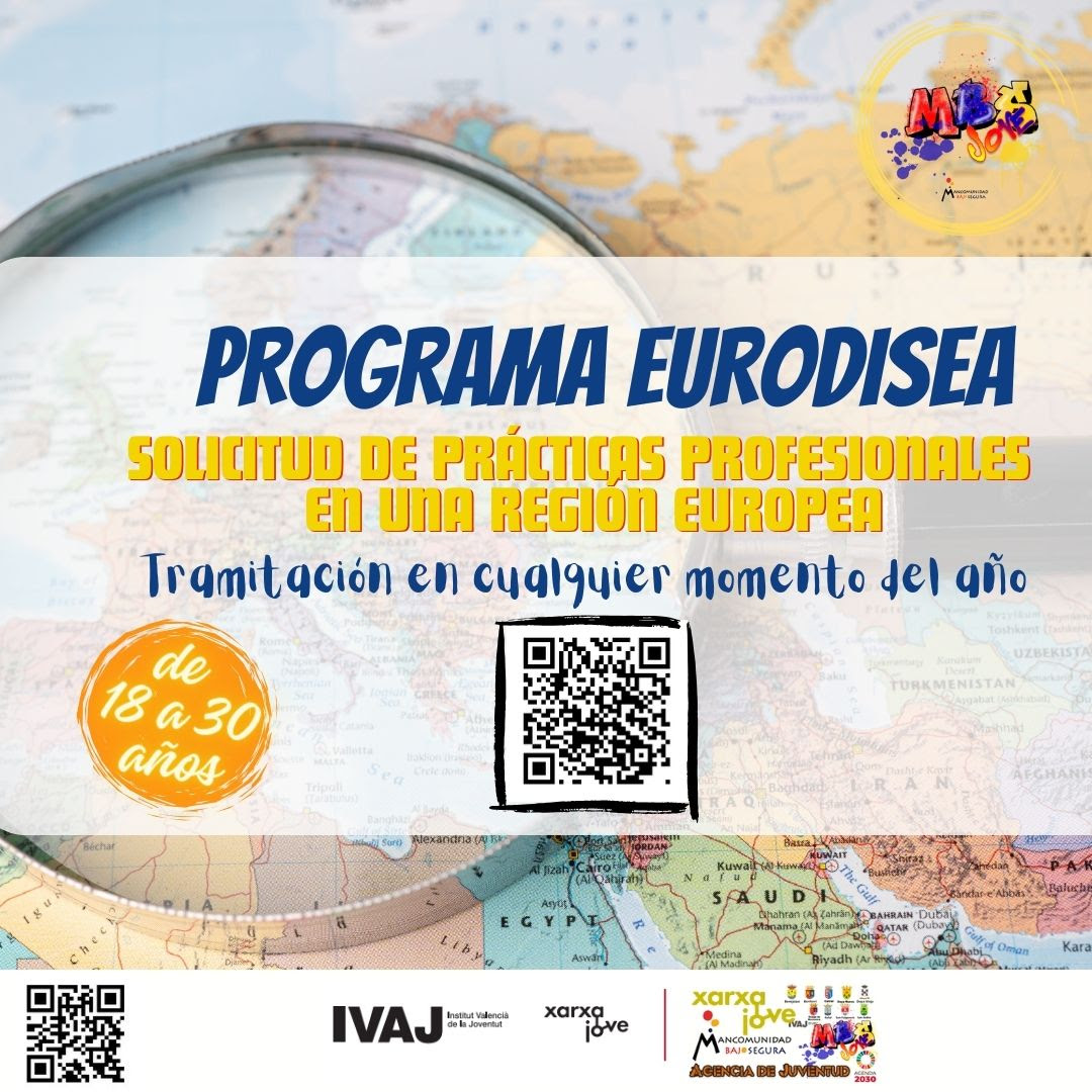 ➡️ Eurodisea es un programa de prácticas que permite a jóvenes de entre 18 y 30 años beneficiarse de un curso de FP remunerado en una empresa extranjera.

Si estás interesado/a, tienes toda la información en la web de trámites de la <a href="/generalitat/">Generalitat</a>: sede.gva.es/es/detall-tram…

#MBS