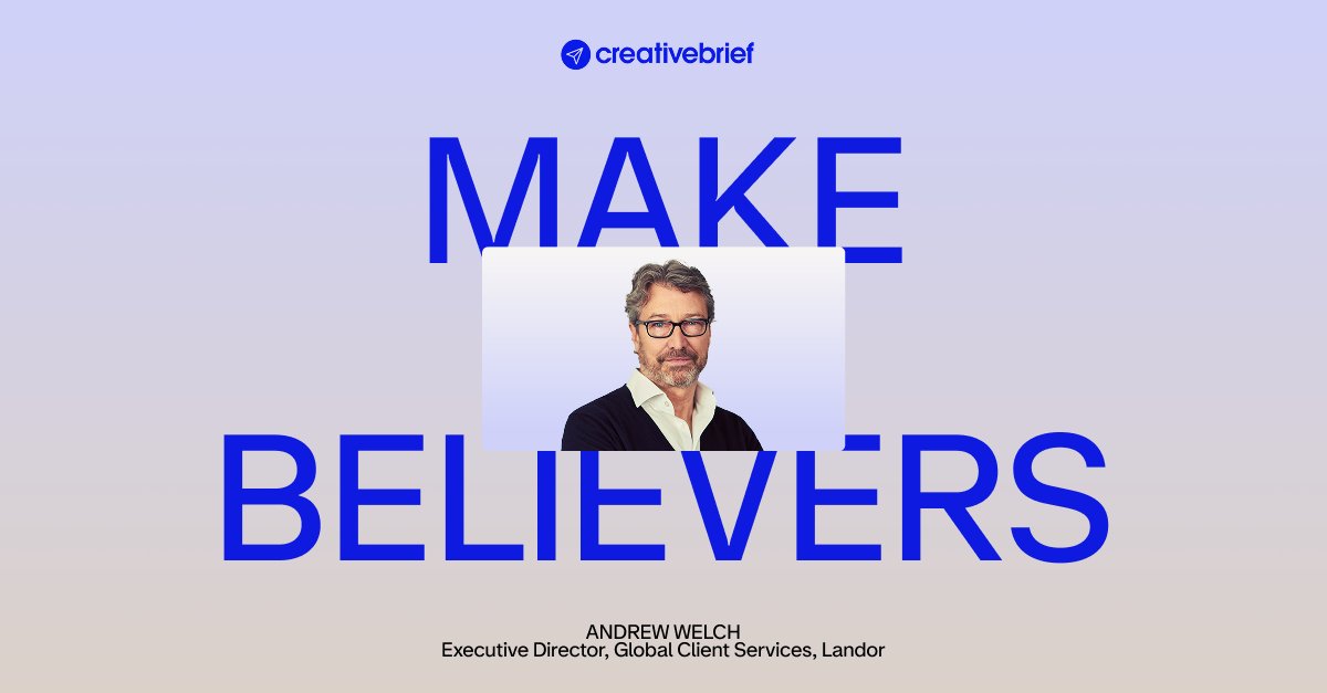 LandorGlobal's tweet photo. Most brands have customers. Very few have believers. In @creativebrief, Andrew Welch explores why real belonging creates real brand value – building brands people choose for what they represent, not just what they reward. Read more: https://t.co/OGgJV3gBq8 https://t.co/5etP37fM95