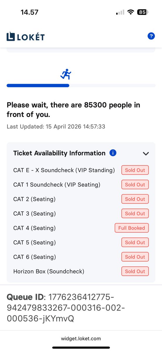 Wes sold out kabeh exhorizon gess sudahlahh