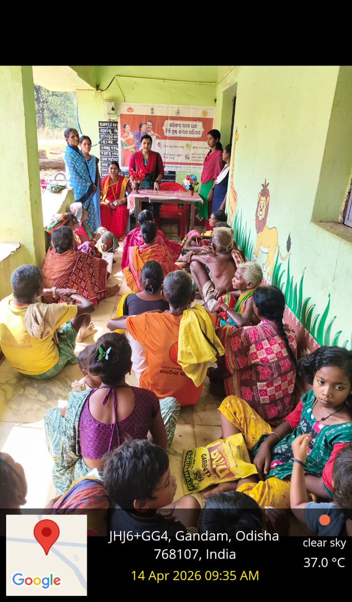 TbOdisha's tweet photo. TB Awareness Campaign and X-Ray Screening At Telikusum AWC Under Dimrikuda AAM, Tileibani, Dist-Deogarh, State-Odisha under 100 Days intensified TB Campaign 2.O https://t.co/ZeZkXVadrl