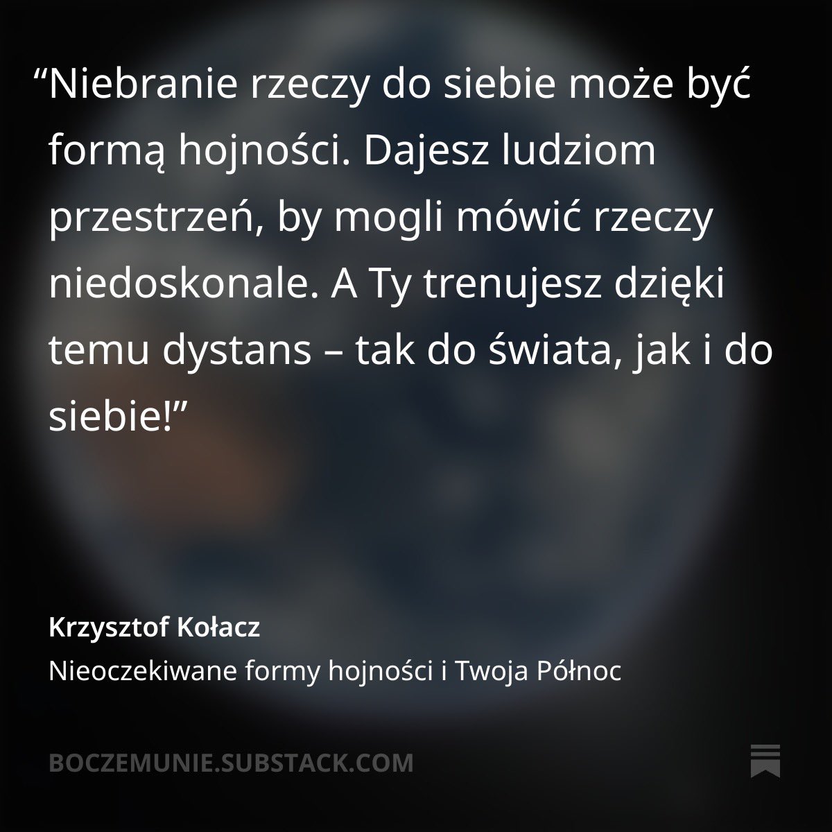Rada przydatna szczególnie w bańce technologicznej. 😉 Ostatnie wydanie newslettera wciąż czeka na nadrobienie.

boczemunie.substack.com/p/nieoczekiwan…