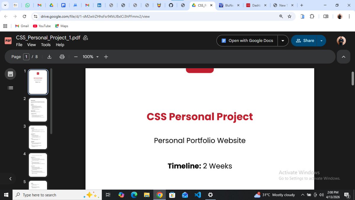 OnuigboPreciou6's tweet photo. I’ve been given a task to build my own portfolio website… and honestly, this one feels different 💻🔥
It’s not just code.
It’s my story, my growth, and everything I’ve learned in HTML &amp; CSS so far.
Excited to bring it to life 🚀
#WebDev #Portfolio #LearningInPublic #Turingtech https://t.co/nbVNfiAWeH