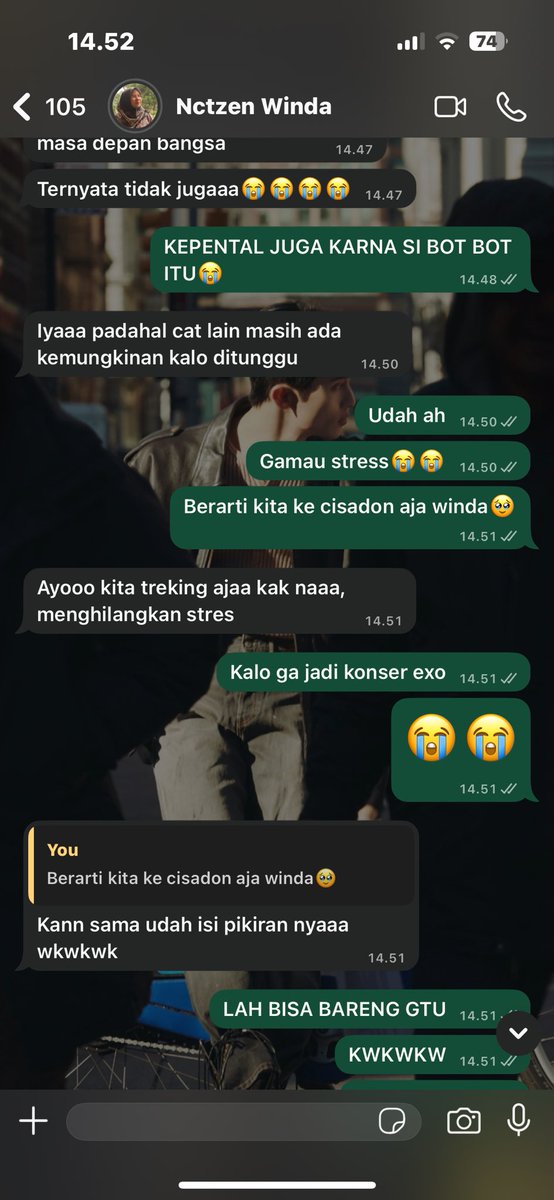 Gagal dapetin tiket exo ✅
Tracking ke cisadon✅

<a href="/maklee_w/">Nda #TASTE</a>