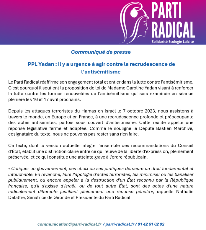 Parti Radical tweet media