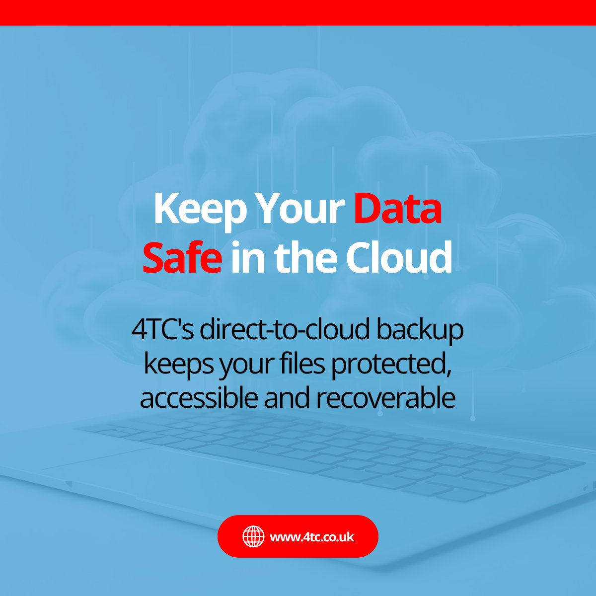 4tcservices's tweet photo. Your data should be safe, accessible, and recoverable at all times.

Our direct-to-cloud backup keeps your business protected without the complexity.

Make sure your data is covered today - https://t.co/7RgRRj2Y8L

#CloudBackup #DataProtection #BusinessContinuity #MSP #ITSupport https://t.co/HsRyFcCsoo