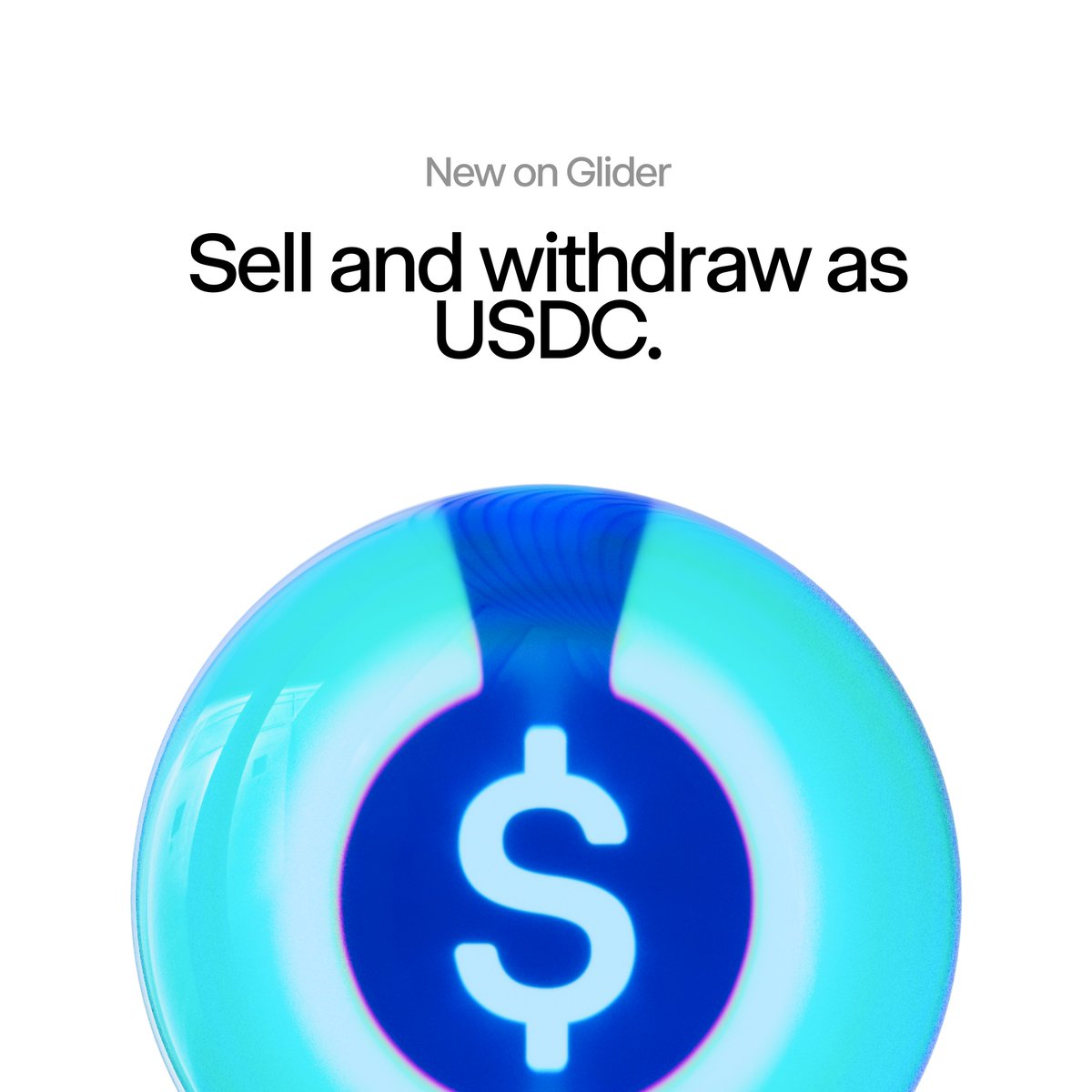 glider_fi's tweet image. One tap sells your entire portfolio into USDC.

Hit 'Sell All' to move everything to your investing account, or 'Withdraw as USDC' to send it straight to your wallet.

One of the most requested features is finally here.