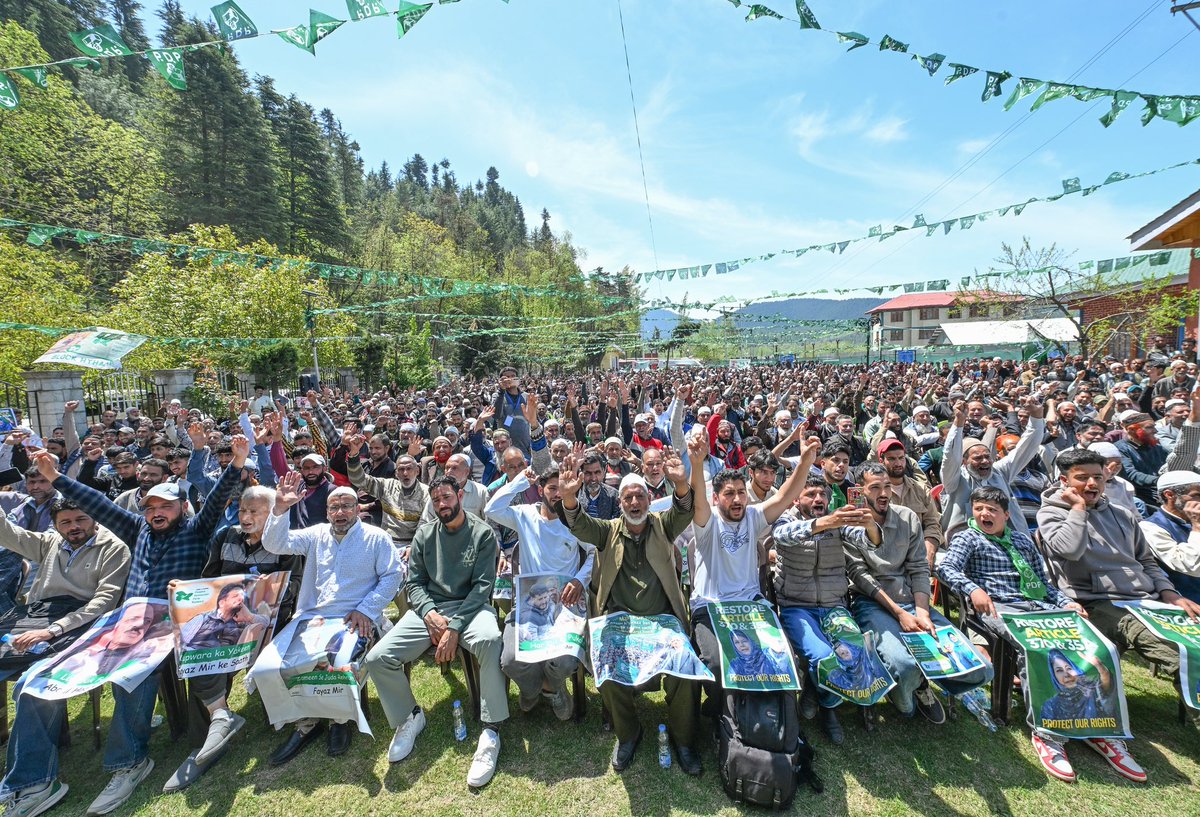 The overwhelming presence of workers and supporters in Kupwara reflects the enduring bond between the people and <a href="/MehboobaMufti/">Mehbooba Mufti</a>. A connection built on trust, resilience, and a shared vision for dignity and justice.